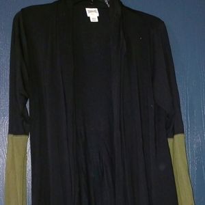 SPORT CARDIGAN- Black and army green